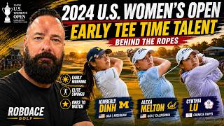 FRONT ROW ENERGY-Elite Tee Time Energy ⛳ | Kimberly Dinh, Alexa Melton & Cynthia Lu -2024 U.S. Open
