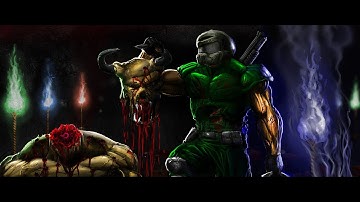 Brutal Doom v21 - Dox addon | Doom:One map (failed footage)