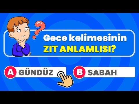 Zıt ve Eş Anlamlı Kelimeler, Atasözleri BULMACASI 🤔⏰ : 30 Mini TESTLE Kendini DENE! - Bul Bakalım