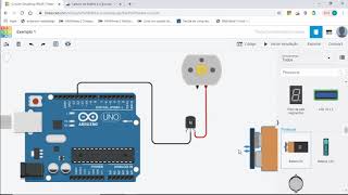 TinkerCad 5 - Arduino Motor Transistor