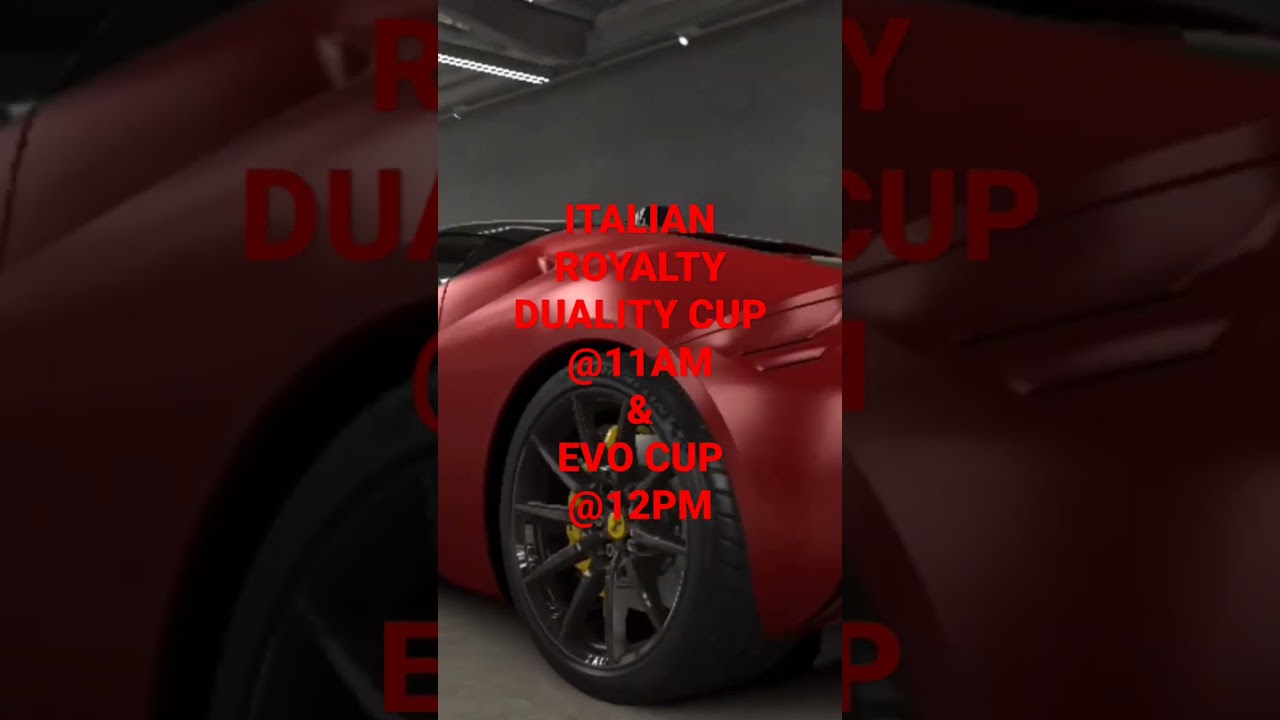 ITALIAN ROYALTY DUALITY AND EVO CUP EVENT