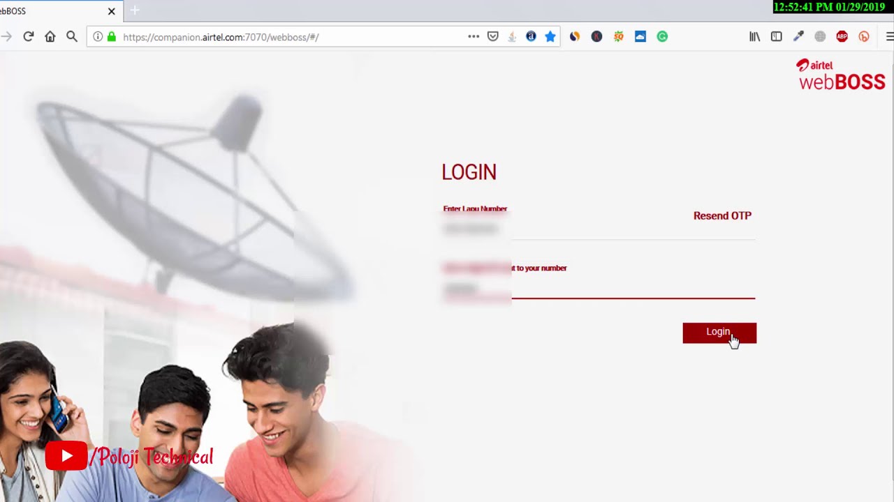 Airtel dth launch new WebBoss Portal 