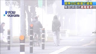 濃い霧が朝の関東覆う　空の便など交通に影響(19/11/25)