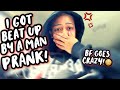 I Got Beat Up Prank On Boyfriend! | Dom & Makayla