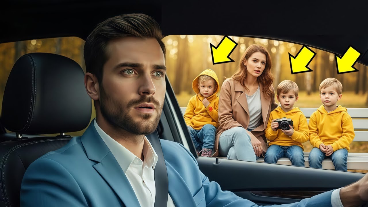 Millonario Ve a su Ex Novia Esperando un Uber con Tres Niños Idénticos a Él...