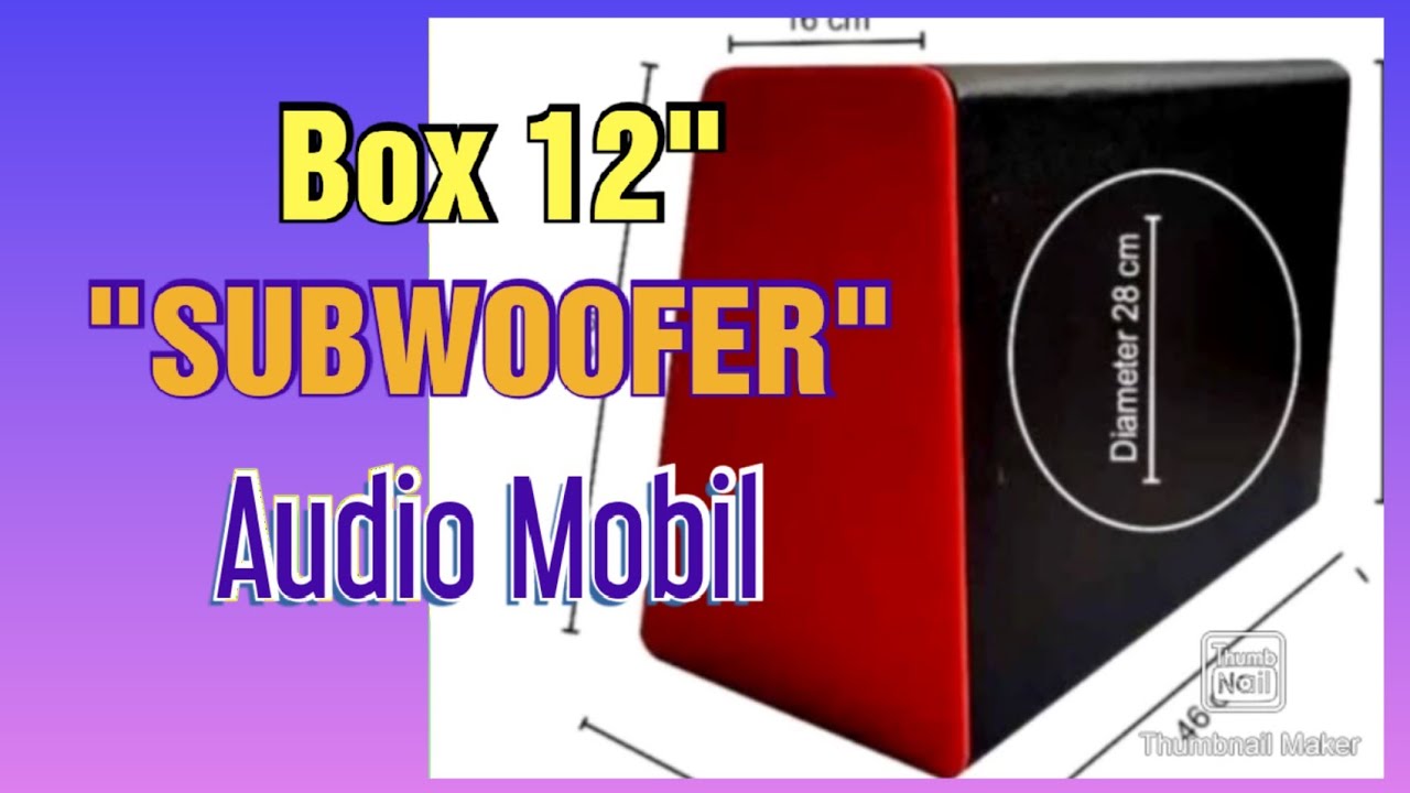 SKEMA BOX SPEAKER SUBWOOFER 12"