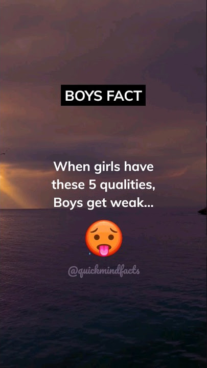 When Girls Have These 5 Qualities, Boys Get Weak... #shorts