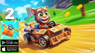 😺Talking Tom: Epic Ride - Gameplay Walkthrough Part 2 - Go Kart Building (iOS, Android) screenshot 5