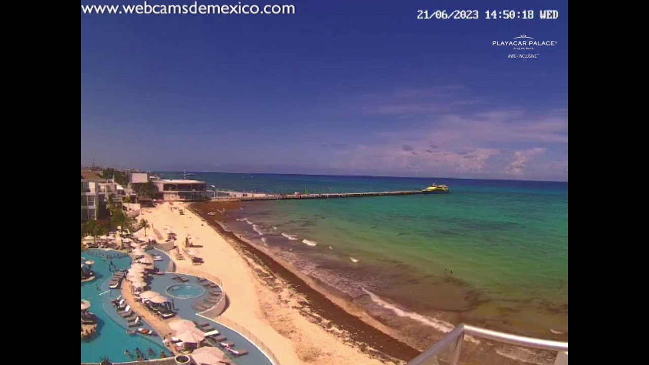 Playa del Carmen EN VIVO Vista panorámica Webcams de México Webcam