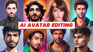 AI Avatar Photo Editing | Instagram Trending Vector Art Editing - FREE