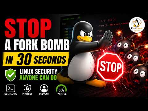 Stop a Fork Bomb in 30 Seconds – Linux Security Anyone Can Do