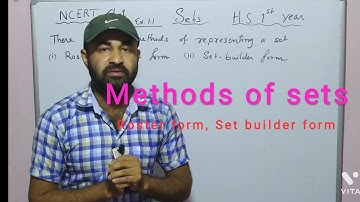 Sets chapter 1 Class 11,Ex 1.1 Q 3& 4,Methods of Representation of sets,#Roster and Set builder form
