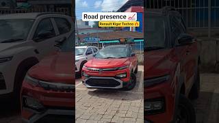 Road presence of Renault Kiger Techno 🔥 #shorts #youtubeshorts