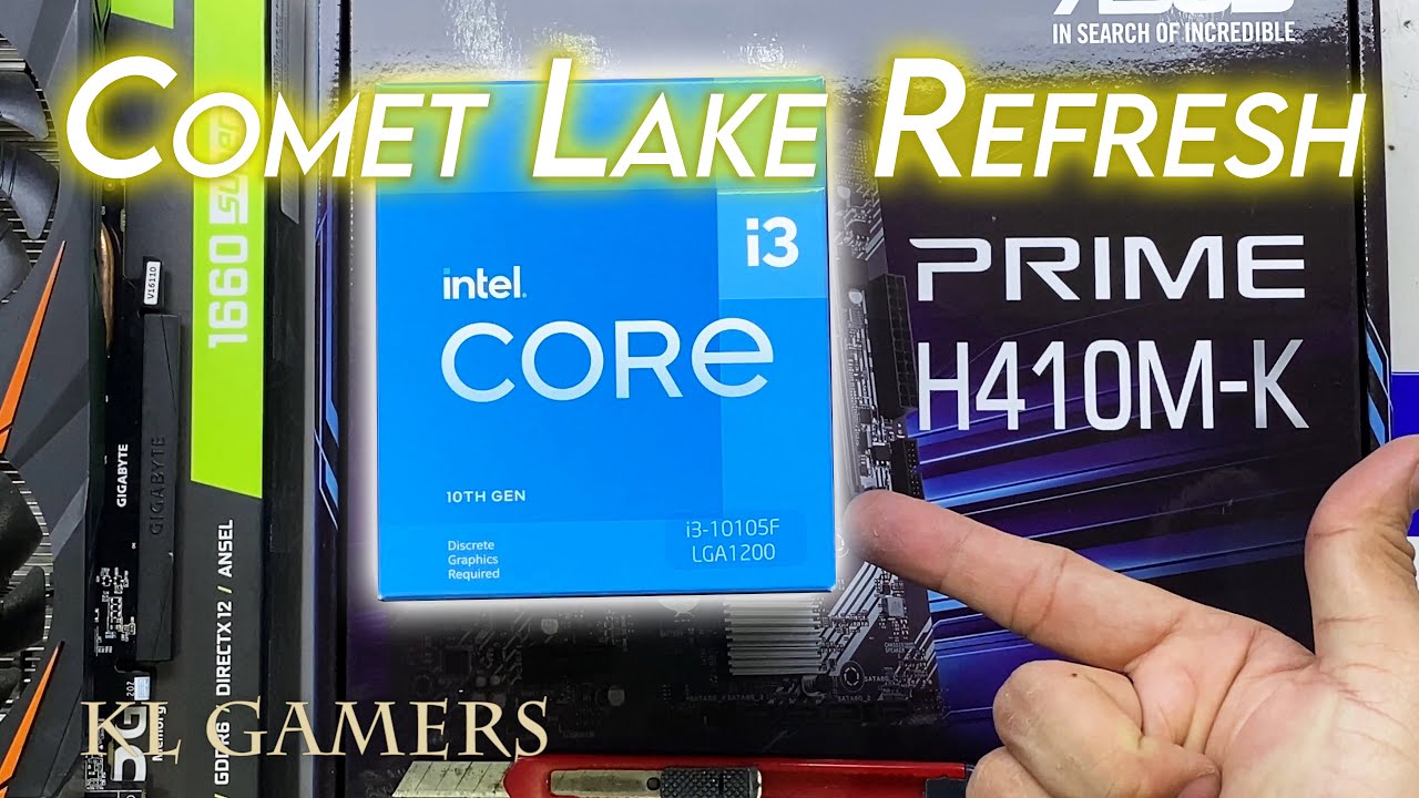 intel Core i3 F Comet Lake Refresh ASUS PRIME HM K GTX 3GB PC  Build Benchmark