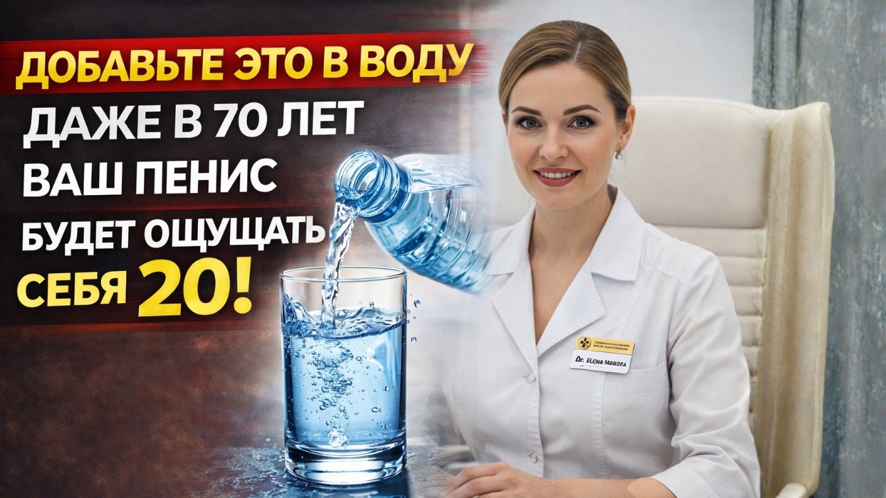 Не пейте простую воду после 50! Добавьте ЭТОТ минерал для невероятного кровотока || Доктор Наталья