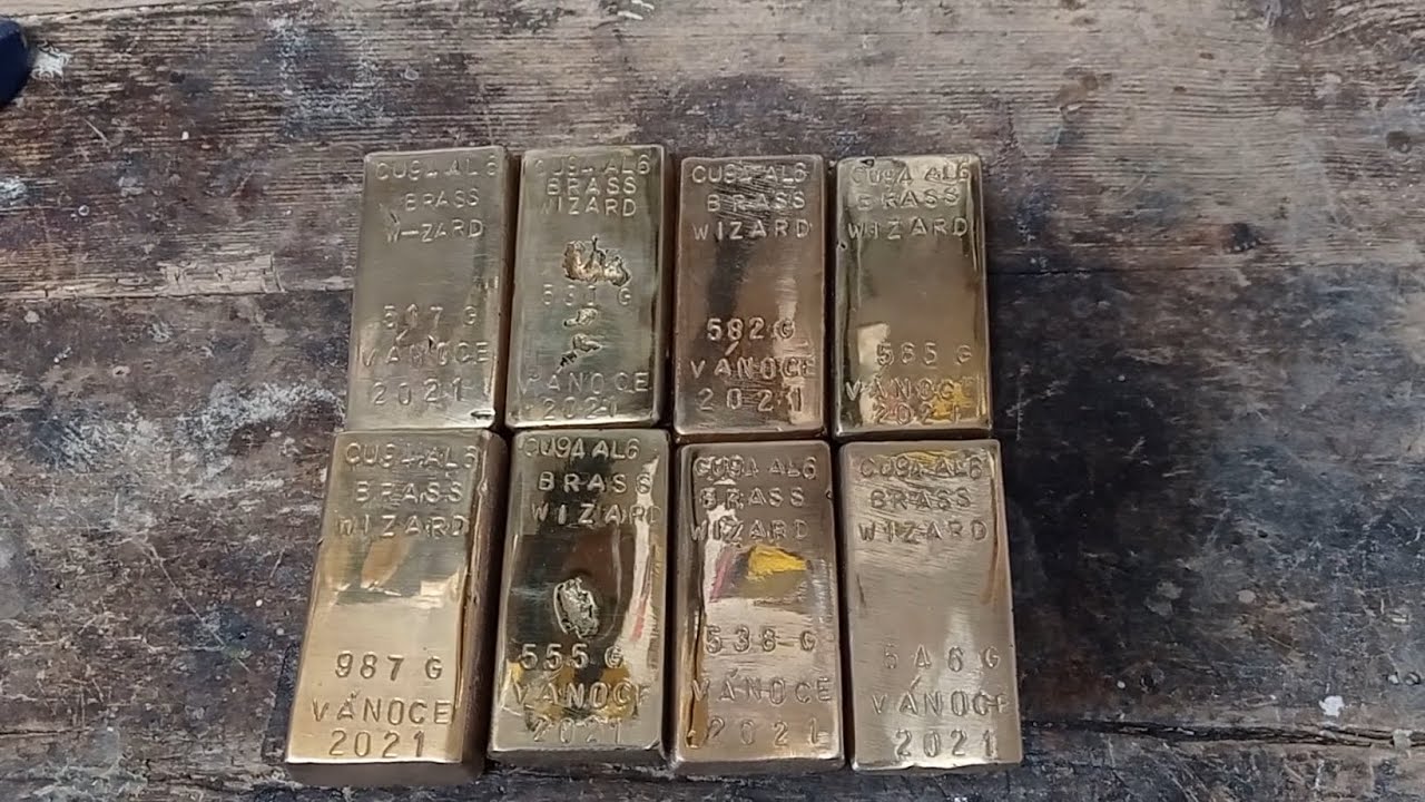 Bronze ingots casting YouTube