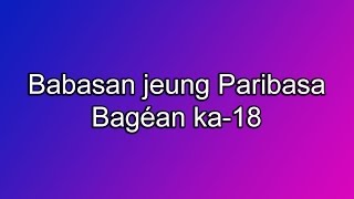 Kumpulan Babasan jeung Paribasa Sunda Bagian ka 18