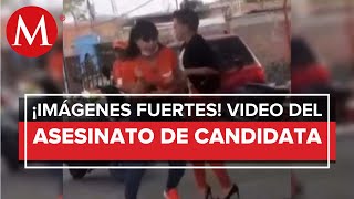 Captan en video asesinato de Alma Barragán en Moroleón, Guanajuato