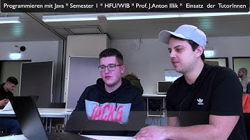 Programmieren mit Java: Tutor*Innen im Einsatz