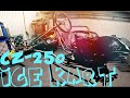 Ice kart, Зимний CZ-250 продолжение.  Новогодняя пьянка))