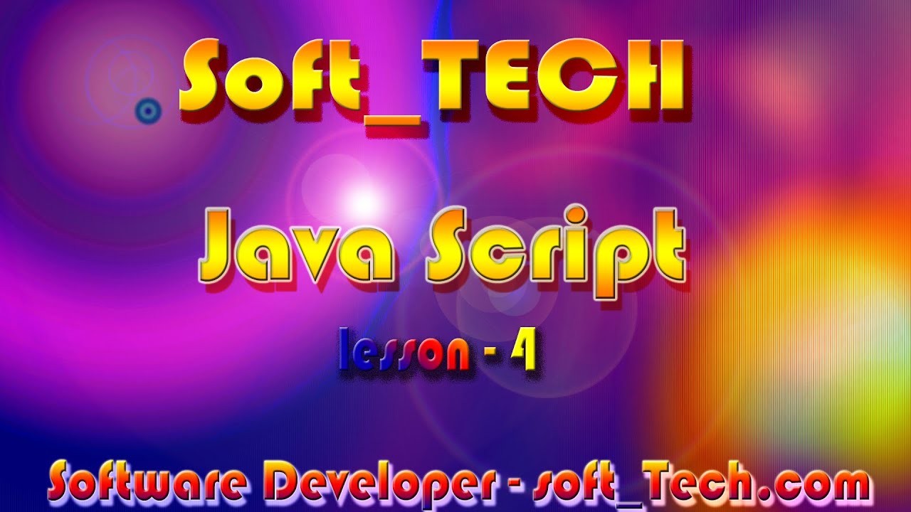 java script lesson 4 - YouTube