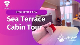 Step Inside the Luxurious Resilient Lady: Cabin Tour of Sea Terrace Cabin 13050Z! screenshot 4