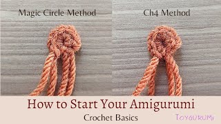 How to Start Amigurumi || How to Crochet Magic Circle || Crochet Basics || Magic Circle Tutorial