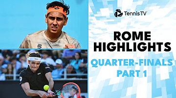 Fritz Takes On Zverev & Tabilo Battles Zhang! | Rome 2024 Highlights Quarter-Finals Part 1