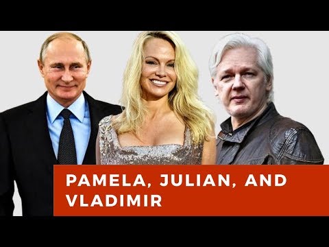 Video: Pamela Anderson pakvietė Vladimirą Putiną vakarienės