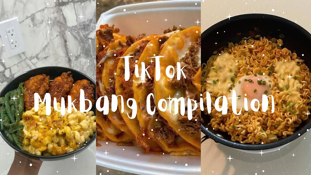 🌮🍕МУКБАН ТИКТОК АСМР ПОДБОРКА! #3🍟🌭