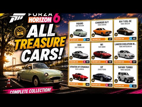 Forza Horizon 6| All Treasure Cars