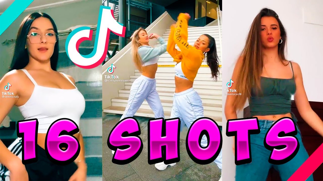 🍷 16 SHOTS TIKTOK CHALLENGE 2021 YouTube