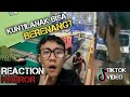 PENAMPAKAN KUNTILANAK BERENANG | Reaction #horrorstories #reaction #tiktok #tiktokreaction