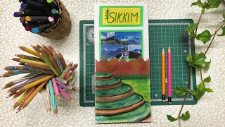 #sikkim #schoolproject  How to make school travel brochure project