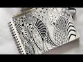Zentangle art  doodle patterns  zendoodle