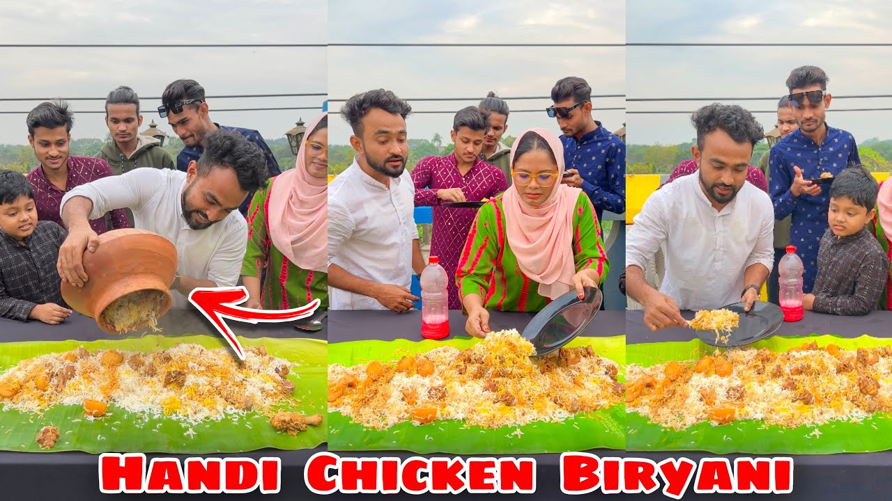 হানডি বিরিয়ানি 😍 Handi Biryani Funny Bottle Flip Challenge