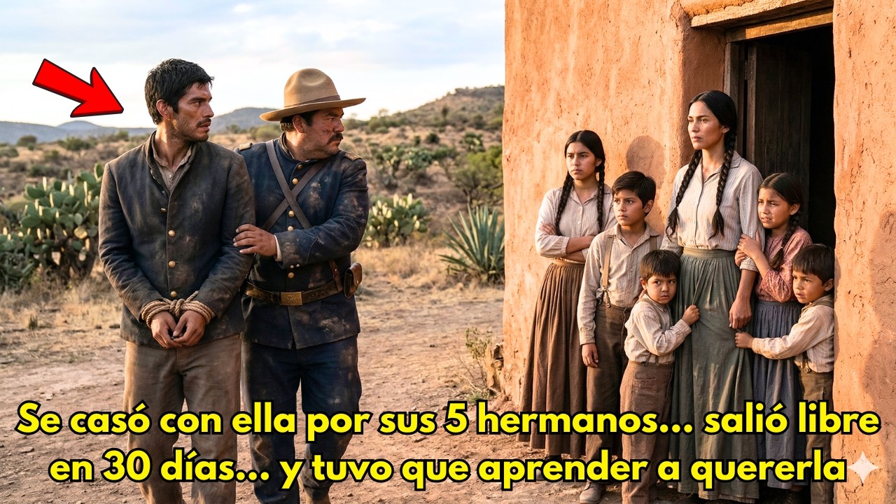 Se casó con ella por sus 5 hermanos… salió libre en 30 días… y tuvo que aprender a quererla