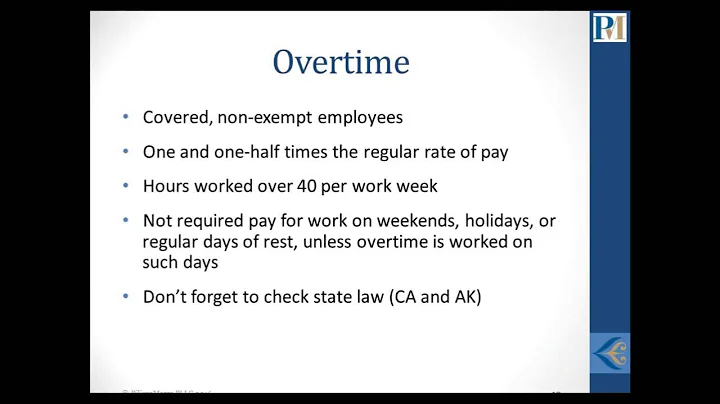 Fair Labor Standards Act New Overtime Rules Explained