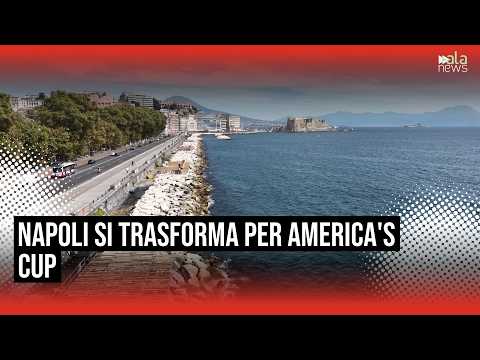 Video America's Cup, il nuovo volto del lungomare di Napoli visto dall'alto