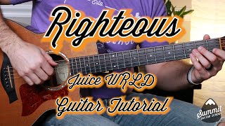 Juice WRLD - Righteous - Guitar Tutorial - Guitar Lesson screenshot 4
