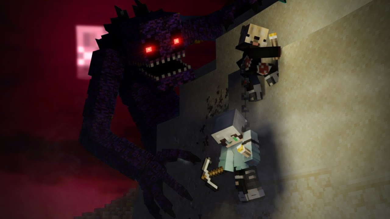 Surviving Minecraft's Scariest Horror Mod... While Chained Together ...