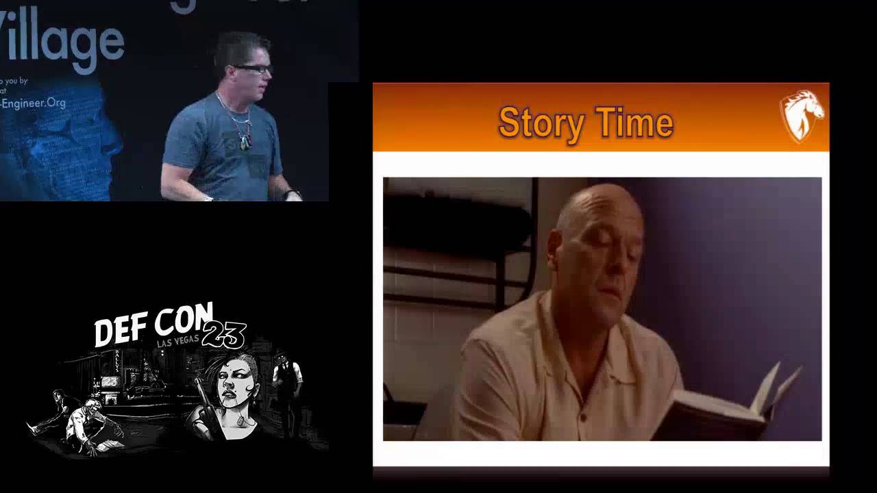 DEF CON 23 - Social Engineering Village - Jayson E. Street - Breaking in Bad