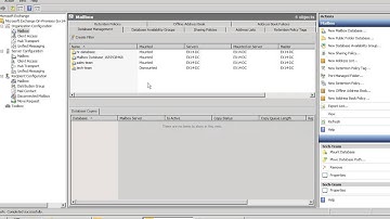 Restoring mailbox database in exchange 2010SP2