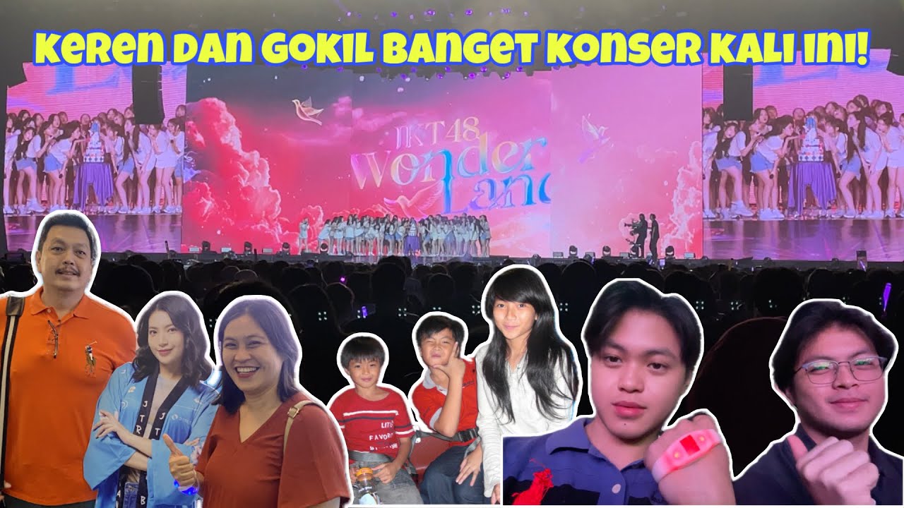 NONTON KONSER JKT48 WONDERLAND DI INDONESIA ARENA !!!