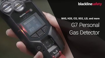 G7 Personal Gas Detector - Lone Worker Safety Solutions | NH3, H2S, Cl2, SO2, LEL | Gas Detector
