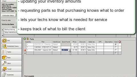 AyaNova service workorder software overview