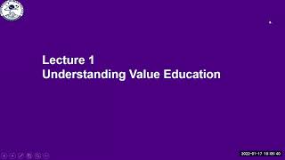 Celebrity L 1   Understanding Value Education RA Profile