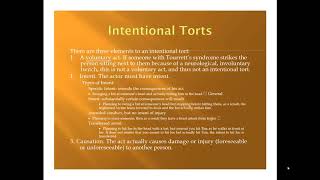 Torts, Negligence, and Insurance