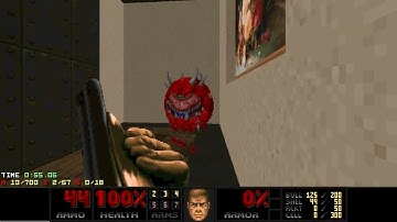 Liminal Doom 2 - Map 05 (Threshold) UV-Speed(TAS) in 7:18