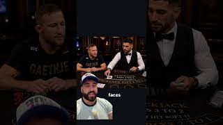 Justin Gaethje is an ELITE blackjack player #ufcwhitehouse #iliatopuria